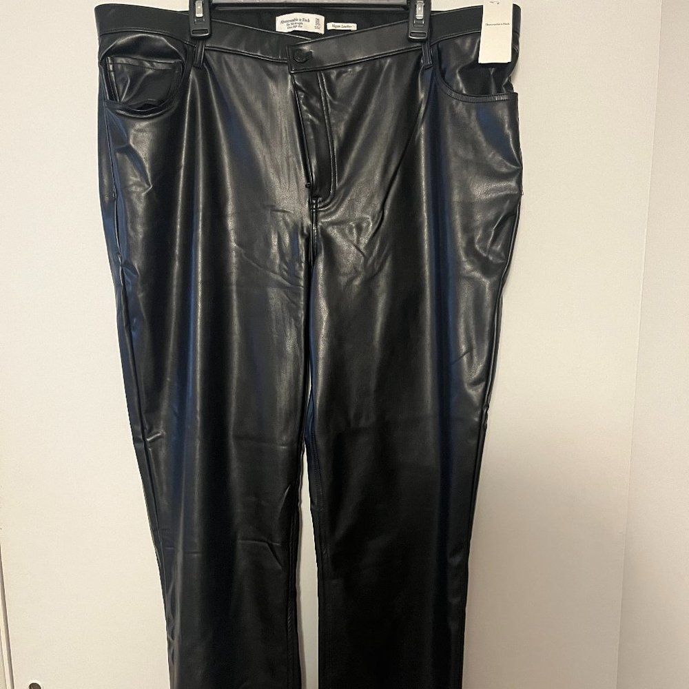 NWT Abercrombie & Fitch Vegan Leather Pants